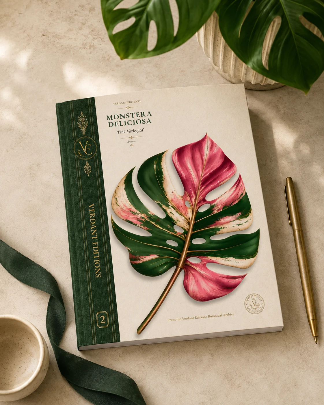 Verdant Editions No. 2: Monstera deliciosa 'Pink Variegata' Botanical Journal — photo 5