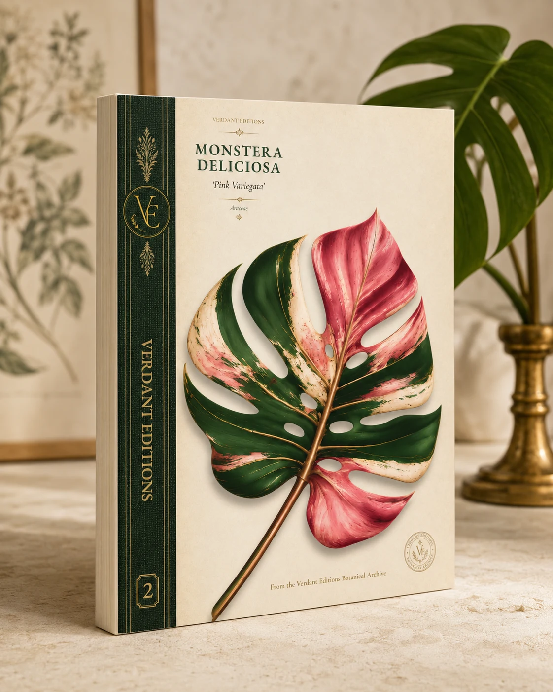 Verdant Editions No. 2: Monstera deliciosa 'Pink Variegata' Botanical Journal — photo 3