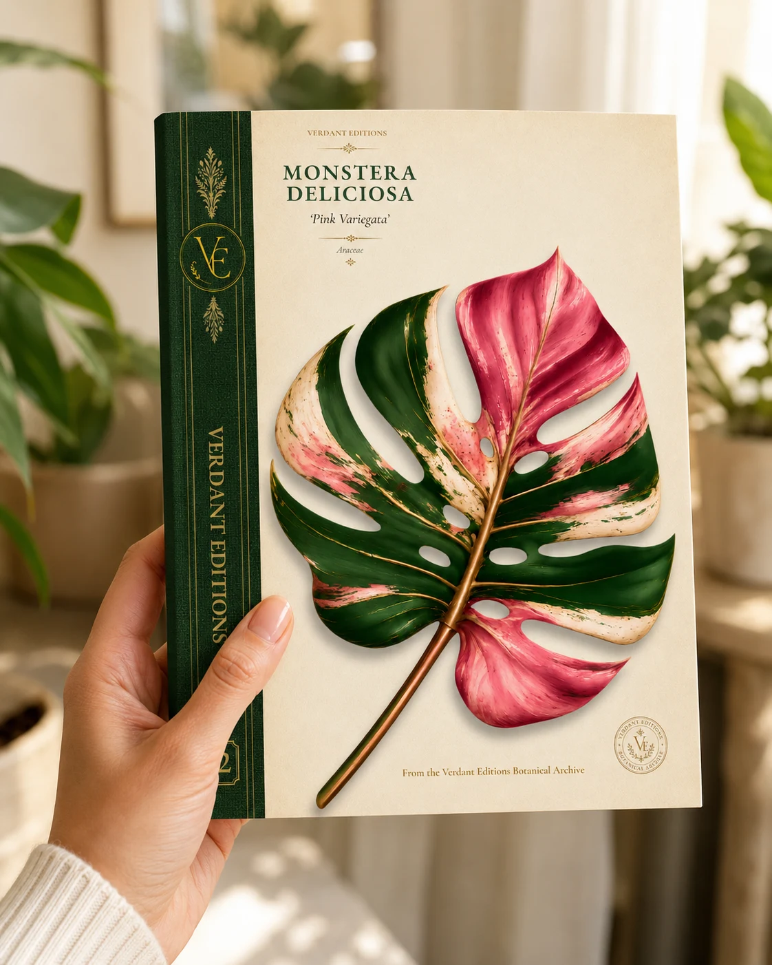 Verdant Editions No. 2: Monstera deliciosa 'Pink Variegata' Botanical Journal